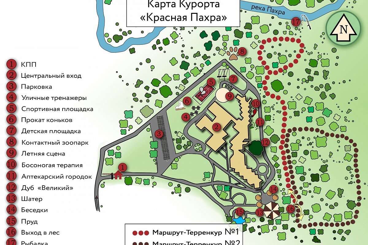 Схема территории